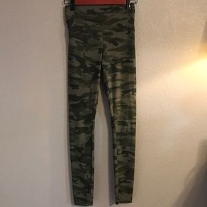 Camouflage workout pants